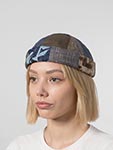 Шапка STETSON арт. 8823907 DOCKER PATCHWORK BARISTA (коричневый / синий)